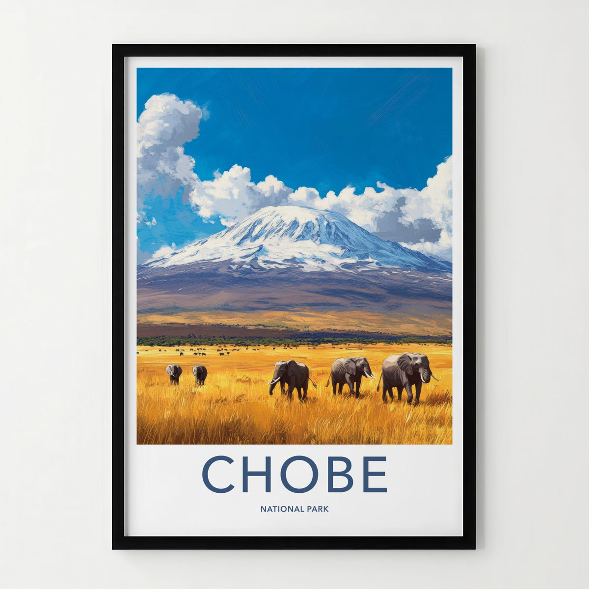Chobe National Park Poster - African Safari Art