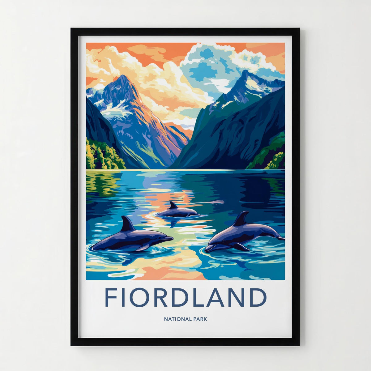 Fiordland Wall Art - New Zealand Landscape Poster