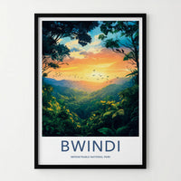 Bwindi National Park Poster - African Landscape Decor