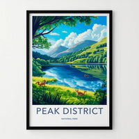 Peak District Poster - National Park Art