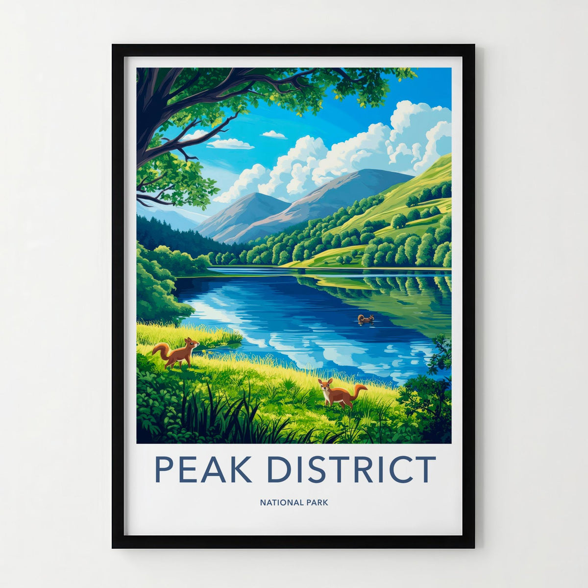 Peak District Poster - National Park Art