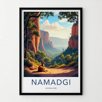 Namadgi National Park Poster - Australia Wall Art With Scenic View