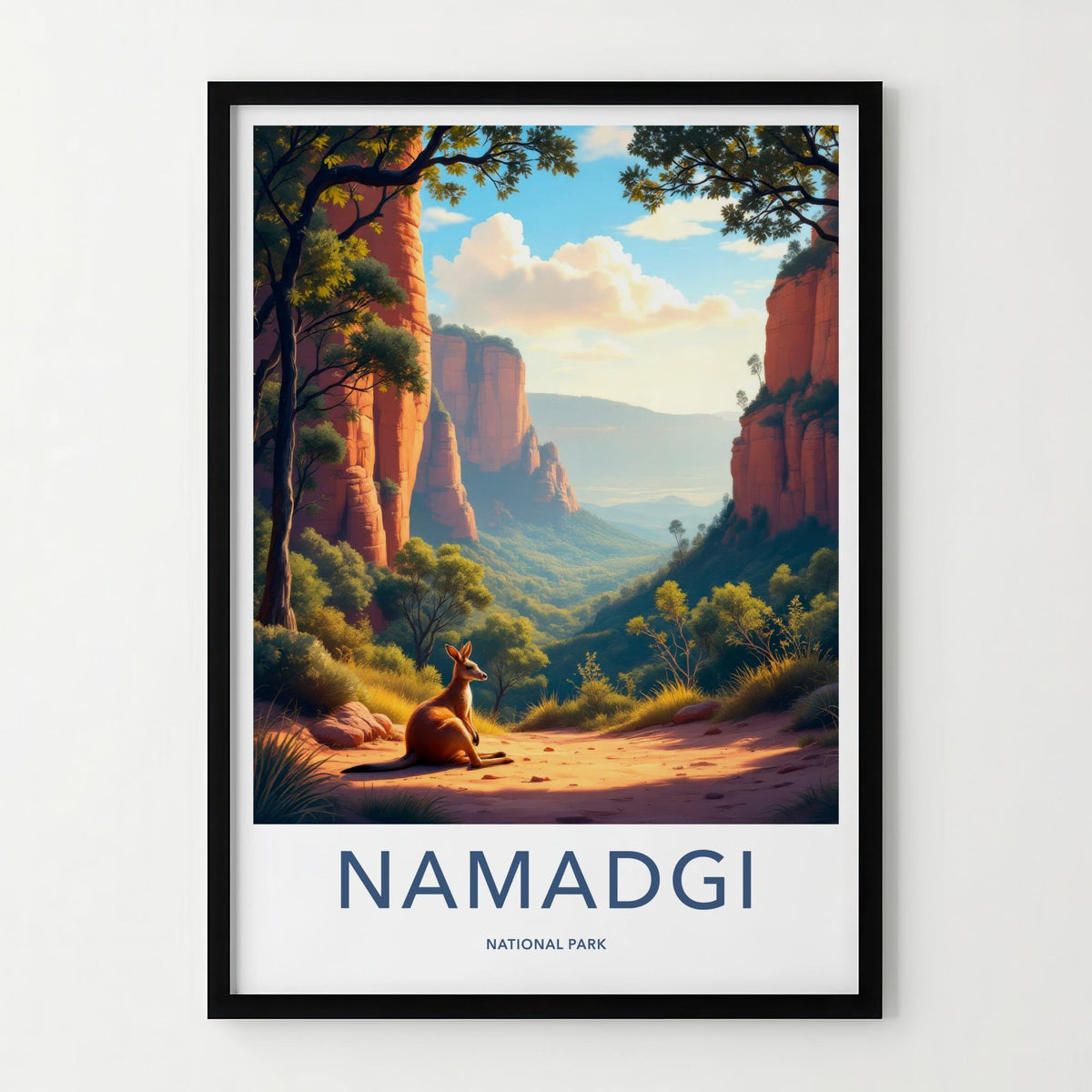 Namadgi National Park Poster - Australia Wall Art With Scenic View