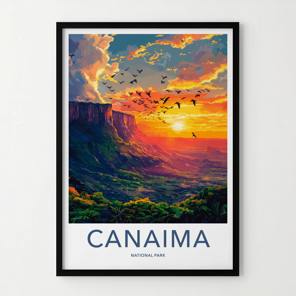 Canaima National Park Poster - Angel Falls Print