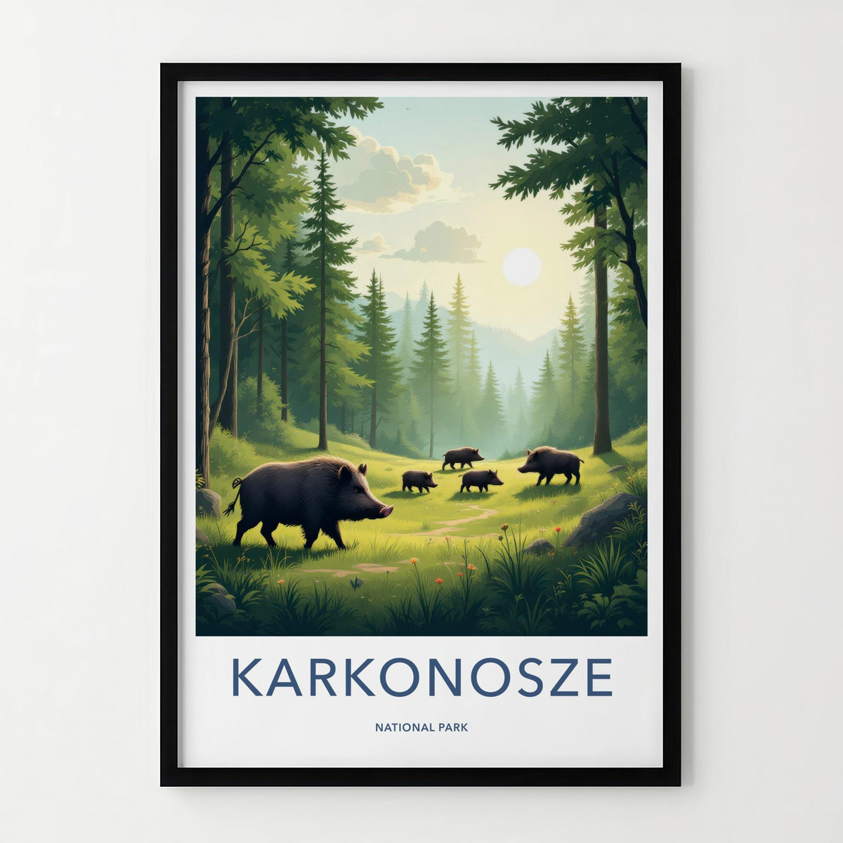 Karkonosze National Park Poster - Scenic View Wall Decor & Mountain
