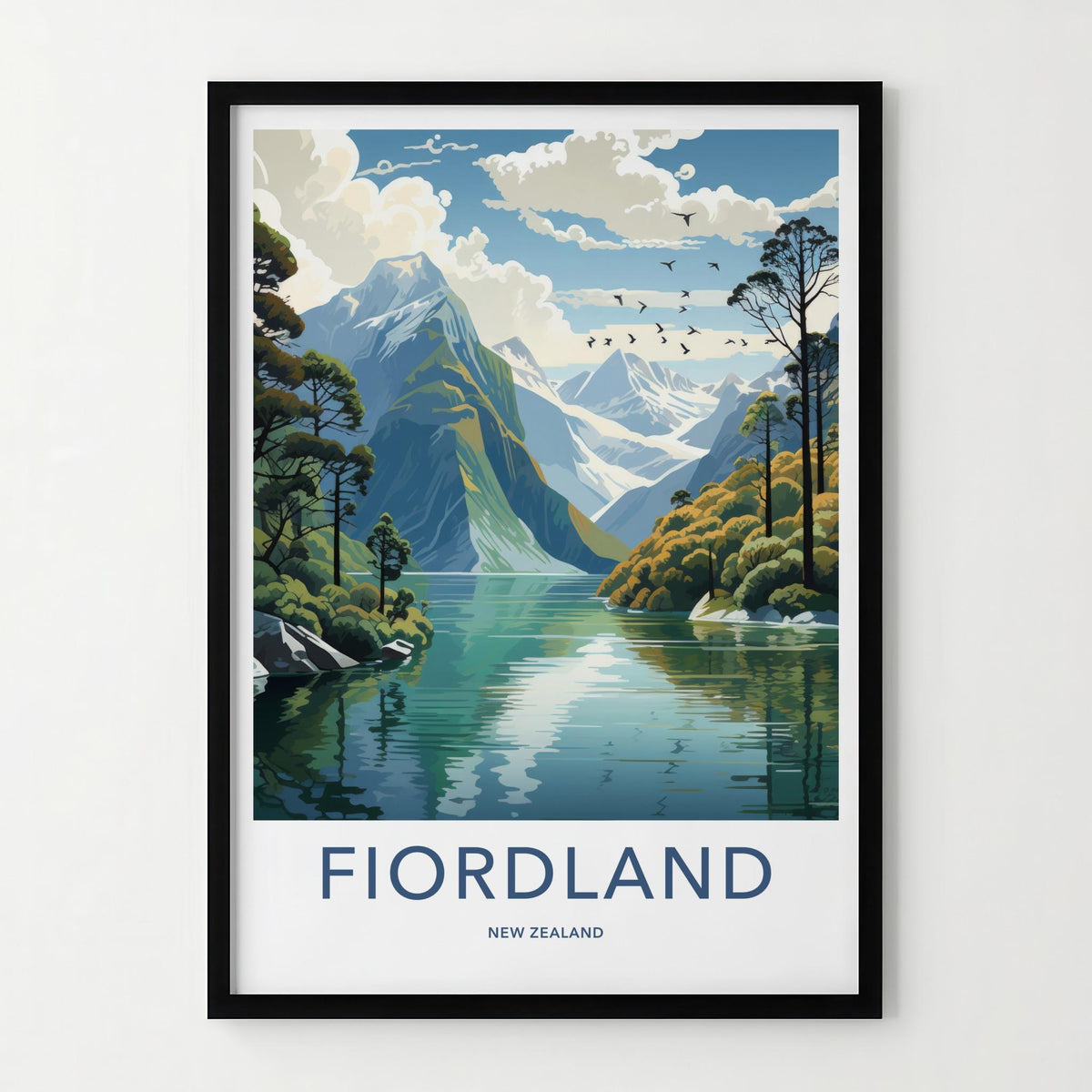 Fiordland Wall Art - New Zealand Poster