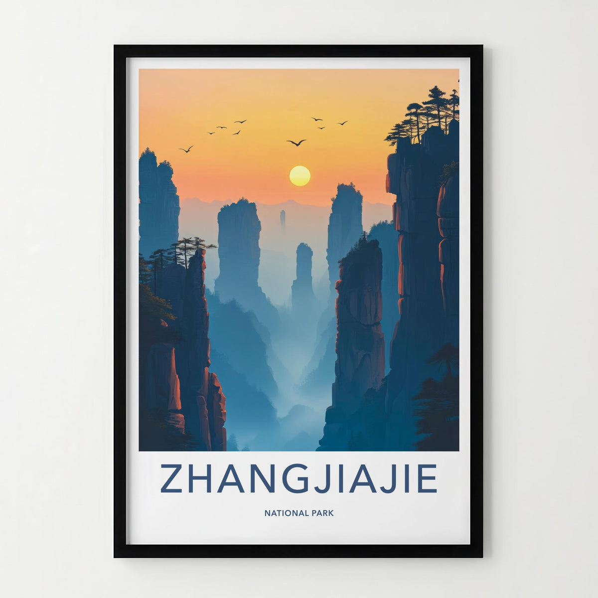 Zhangjiajie National Park Poster - Scenic Nature Wall Art