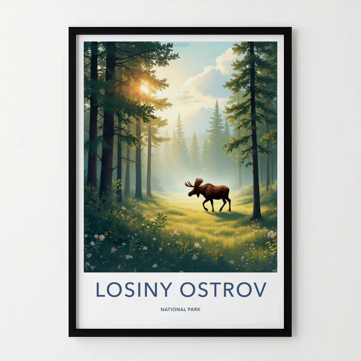 Losiny Ostrov Poster - Scenic Nature Wall Decor