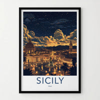 Sicily Wall Art - Italy Wall Decor