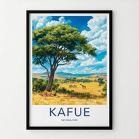 Kafue National Park Poster - African Safari Art