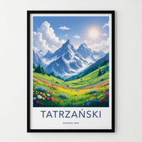 Tatrzański Poster - Scenic Mountain Landscape Print With Majestic