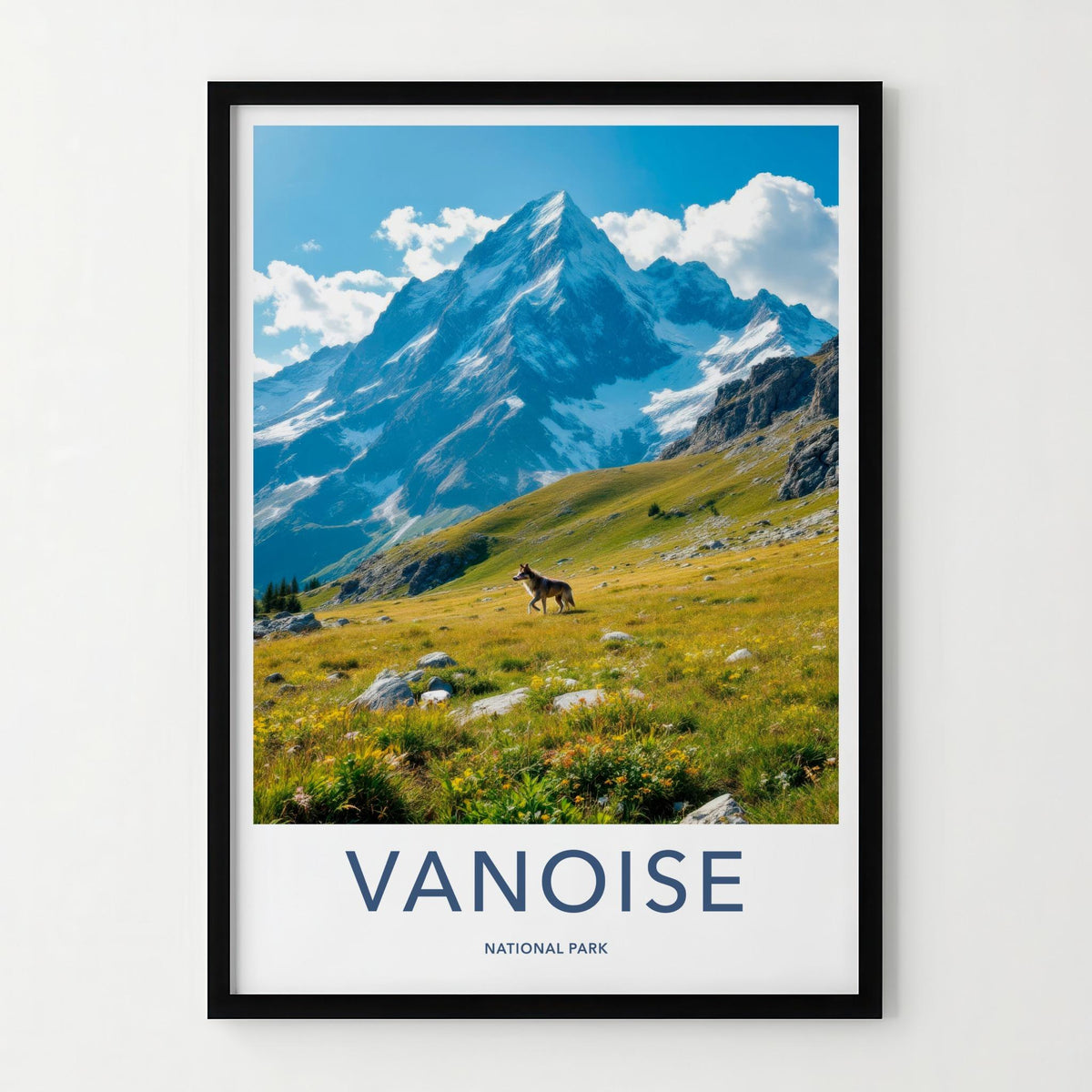 Vanoise National Park Poster - French Alps Wall Decor & Mountain
