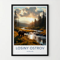 Losiny Ostrov Poster - Scenic Nature Print & Wildlife Wall Art