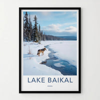 Lake Baikal Poster - Scenic Siberia Landscape Print