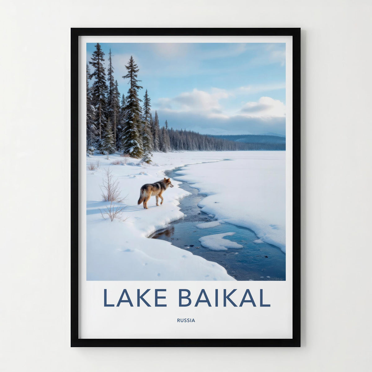 Lake Baikal Poster - Scenic Siberia Landscape Print
