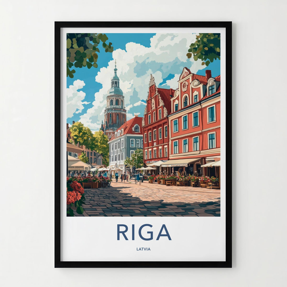Riga Poster - Latvia Wall Art