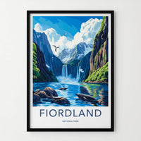 Fiordland Poster - New Zealand Wall Art