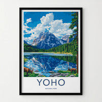 Jasper National Park Poster - Scenic Mountain Landscape Print