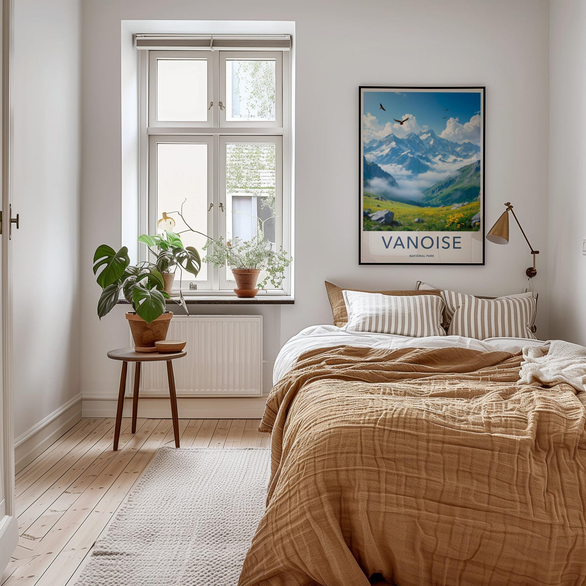 Vanoise Poster - French Alps Mountain Landscape Art