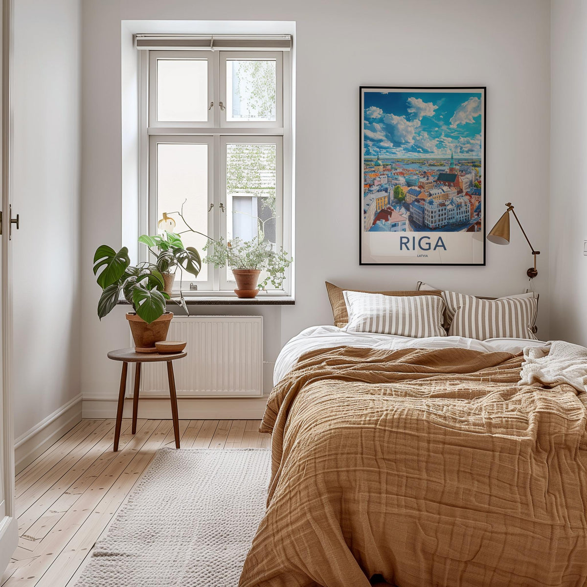 Riga Poster - Latvia Wall Art Featuring Old Town Decor & City Skyline