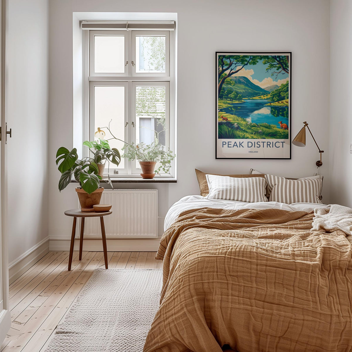 Peak District Poster - English Countryside Wall Art