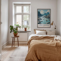 Lake Baikal Poster - Russia Wall Art With Scenic Mountain Scenery