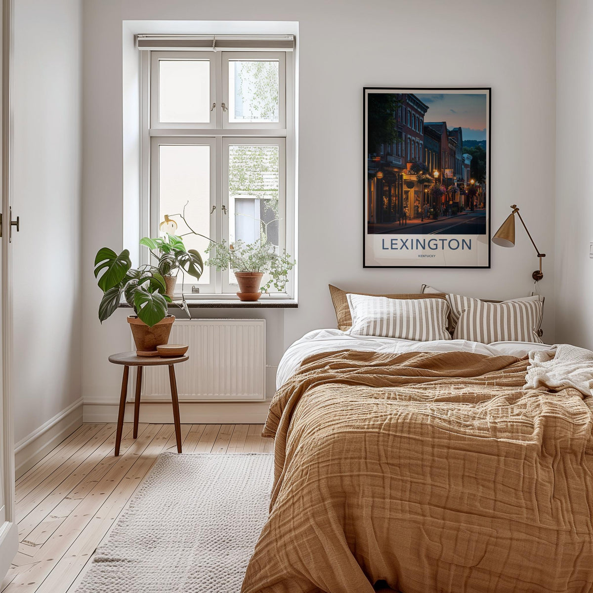 Lexington Wall Art - Kentucky Cityscape Print Featuring Historic