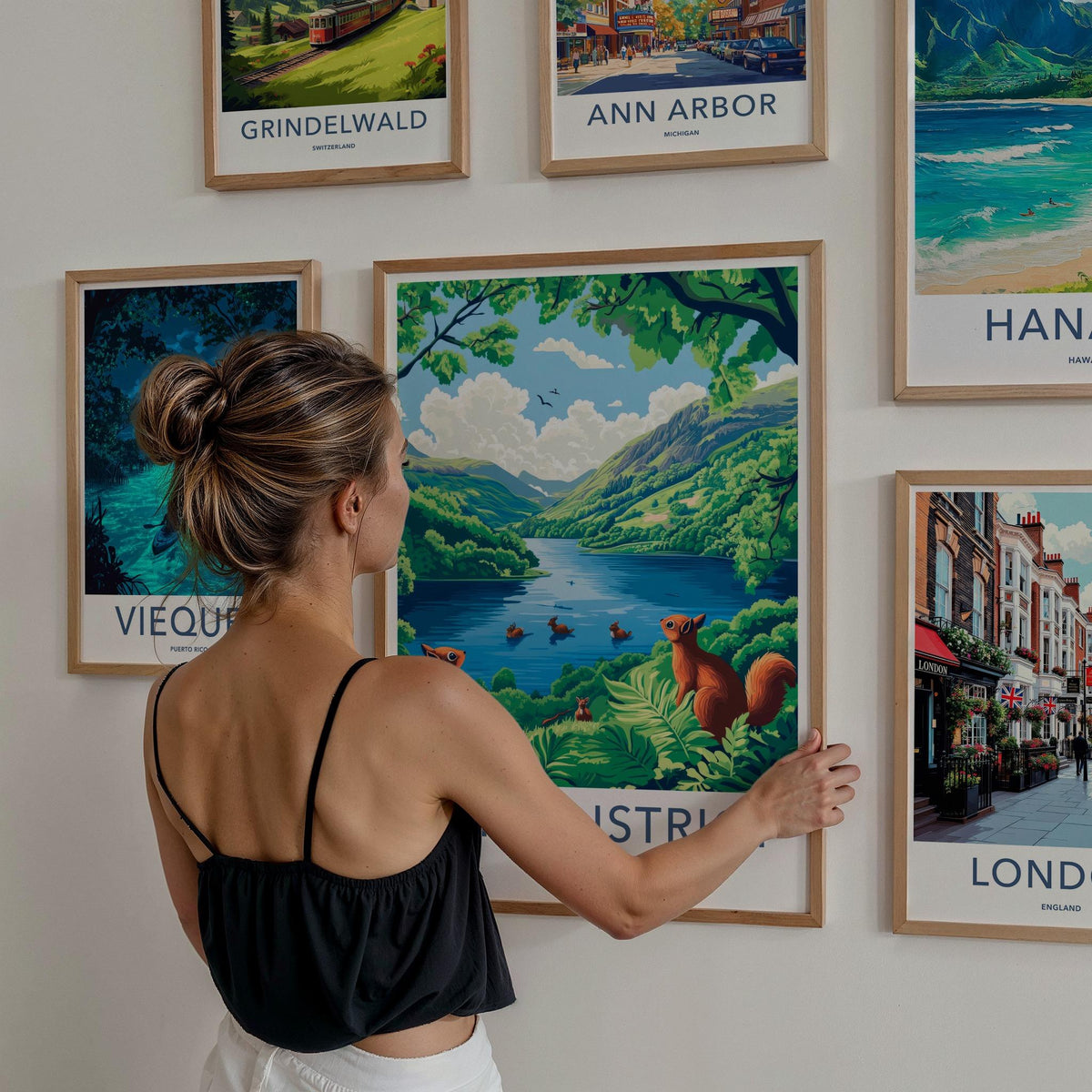 Lake District Poster - Vibrant England Wall Art