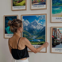 Nanda Devi Poster - Himalayan Landscape Wall Art With Snow Capped