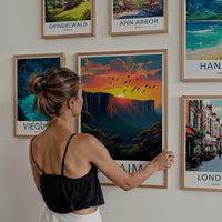 Canaima National Park Poster - Scenic Wall Print With Angel Falls