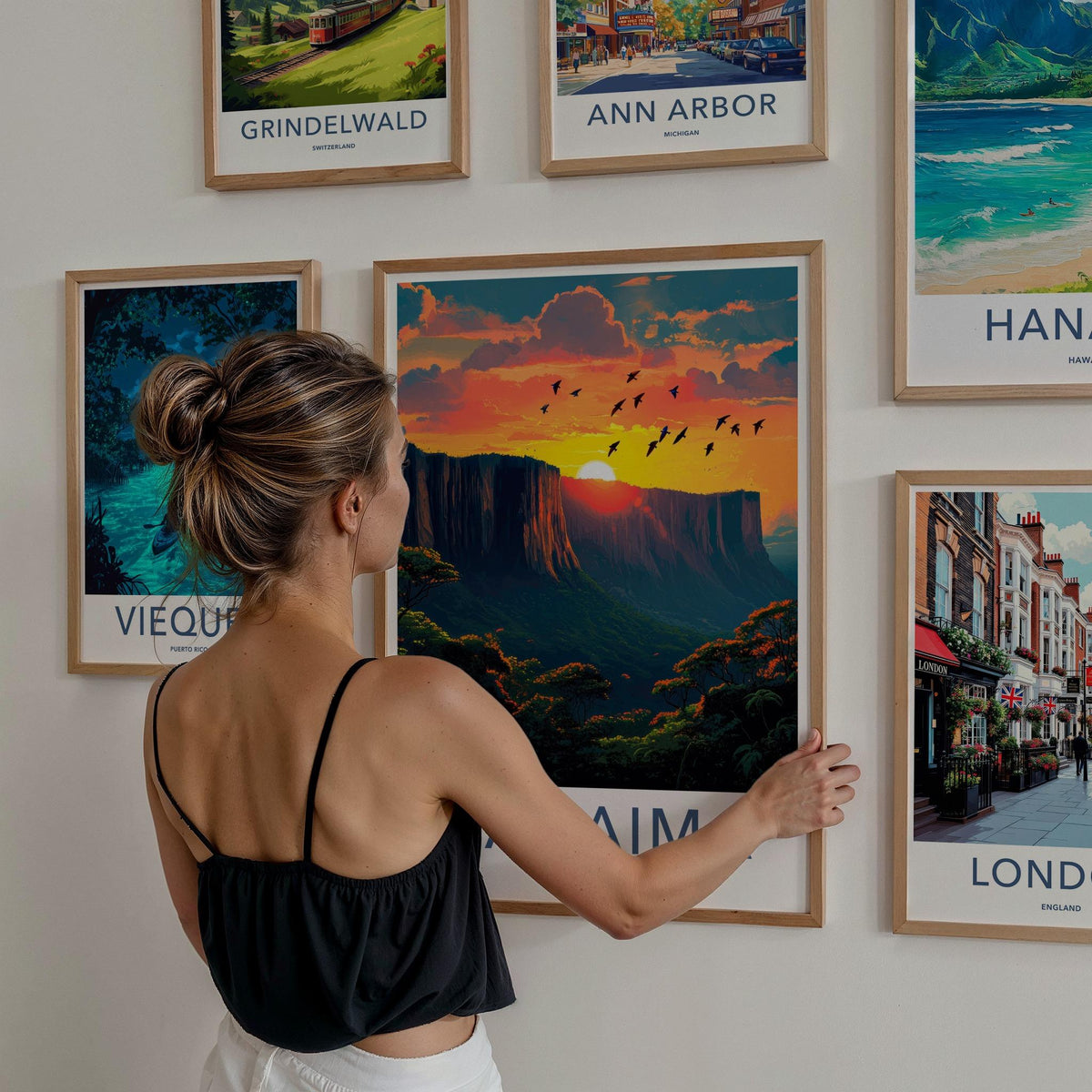 Canaima National Park Poster - Scenic Wall Print With Angel Falls
