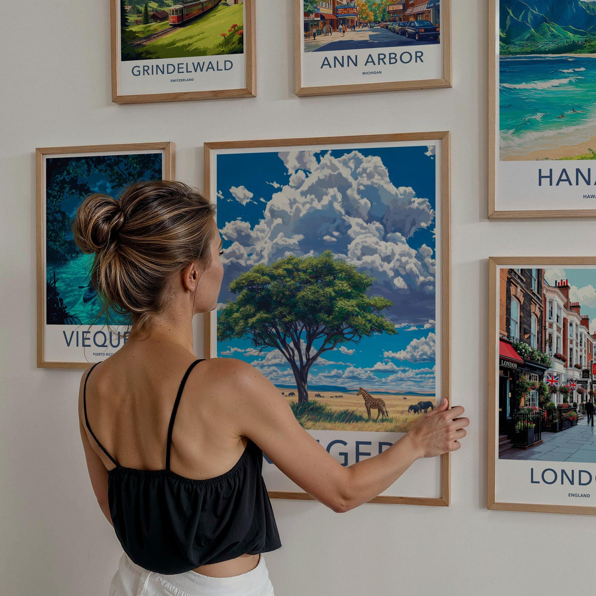 Kruger National Park Poster - Safari Wildlife Wall Art