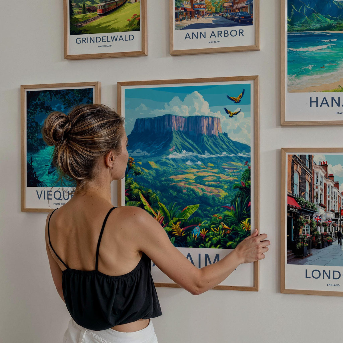 Canaima Poster - Venezuela Wall Art Featuring Tepuis Mountain