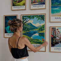 Peak District Poster - English Countryside Wall Art