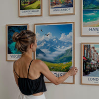Vanoise Poster - French Alps Mountain Landscape Art