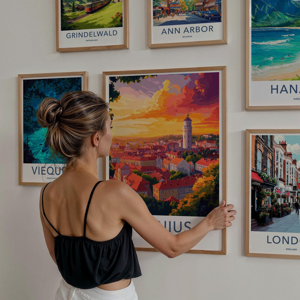 Vilnius Poster - Lithuania Wall Art