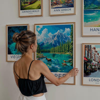 Jasper National Park Poster - Canadian Rockies Art