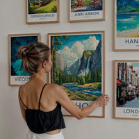 Yoho National Park Poster - Canada Wall Art Featuring Takakkaw Falls