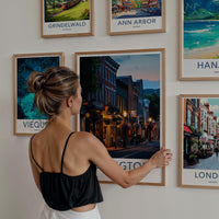 Lexington Wall Art - Kentucky Cityscape Print Featuring Historic