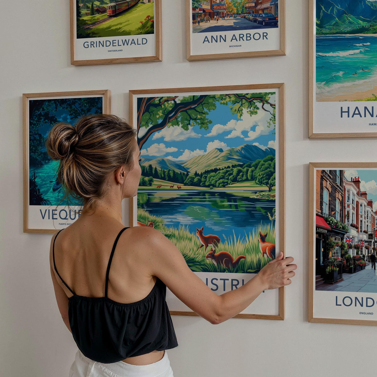 Peak District Poster - Scenic Landscape Art