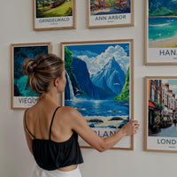 Fiordland Poster - Scenic Landscape Art Featuring Milford Sound