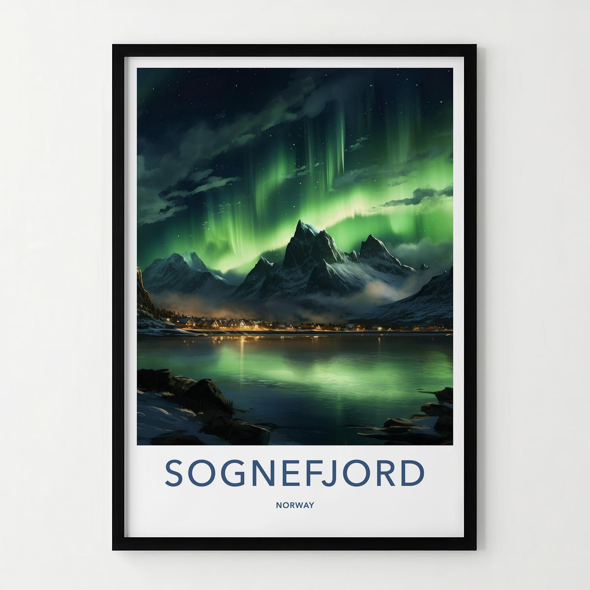 Sognefjord Poster - Norway Wall Art