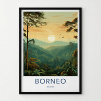 Borneo Poster - Malaysia Wall Art