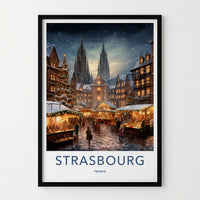 Strasbourg Cathedral Poster - France Wall Art Featuring Gothic