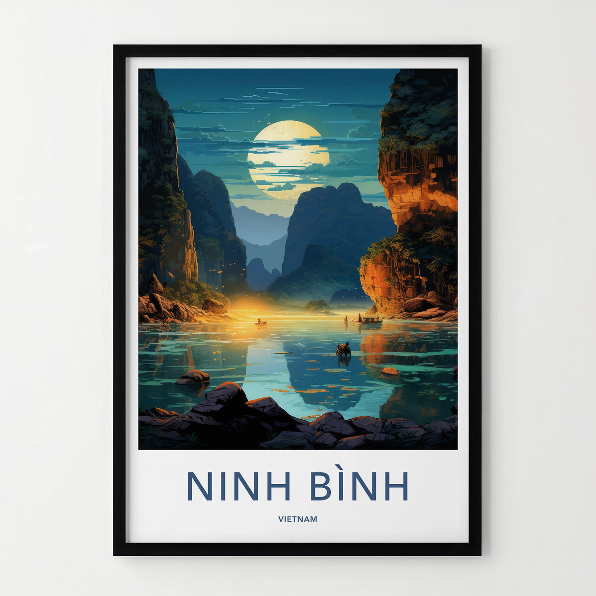 Ninh Binh Poster - Vietnam Wall Art