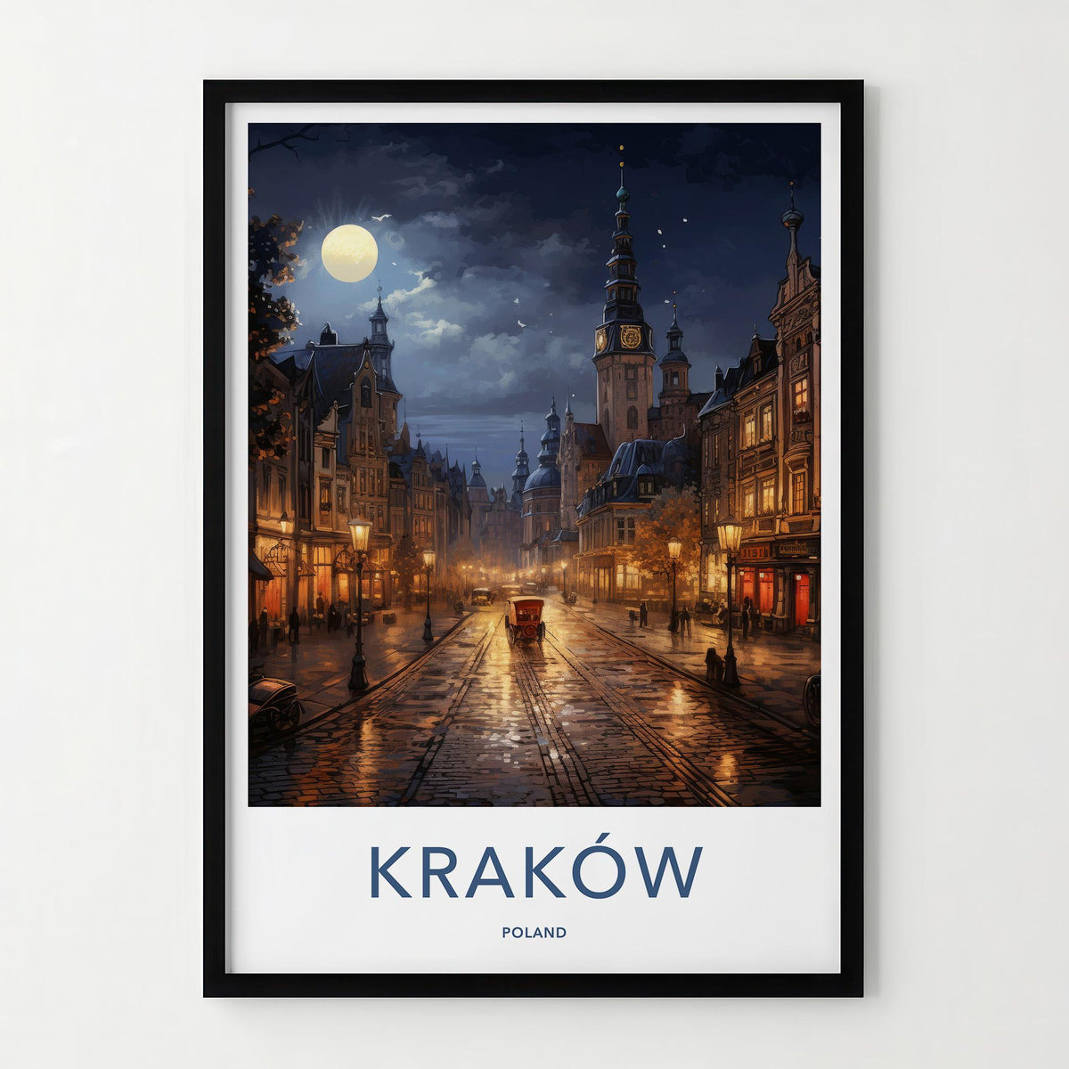 Kraków Poster - Poland Wall Art
