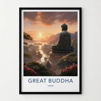 Great Buddha Poster - Taiwan Wall Art