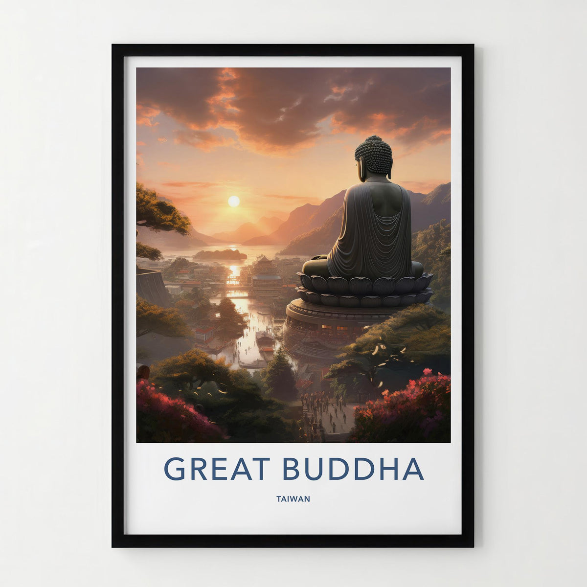 Great Buddha Poster - Taiwan Wall Art