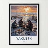 Yakutsk Wall Art - Siberian Winter Poster
