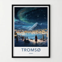 Tromsø Poster - Northern Lights Print